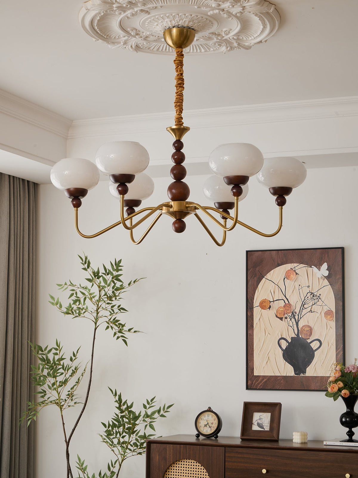 Verdeneth Glass Chandelier-Moonnatur