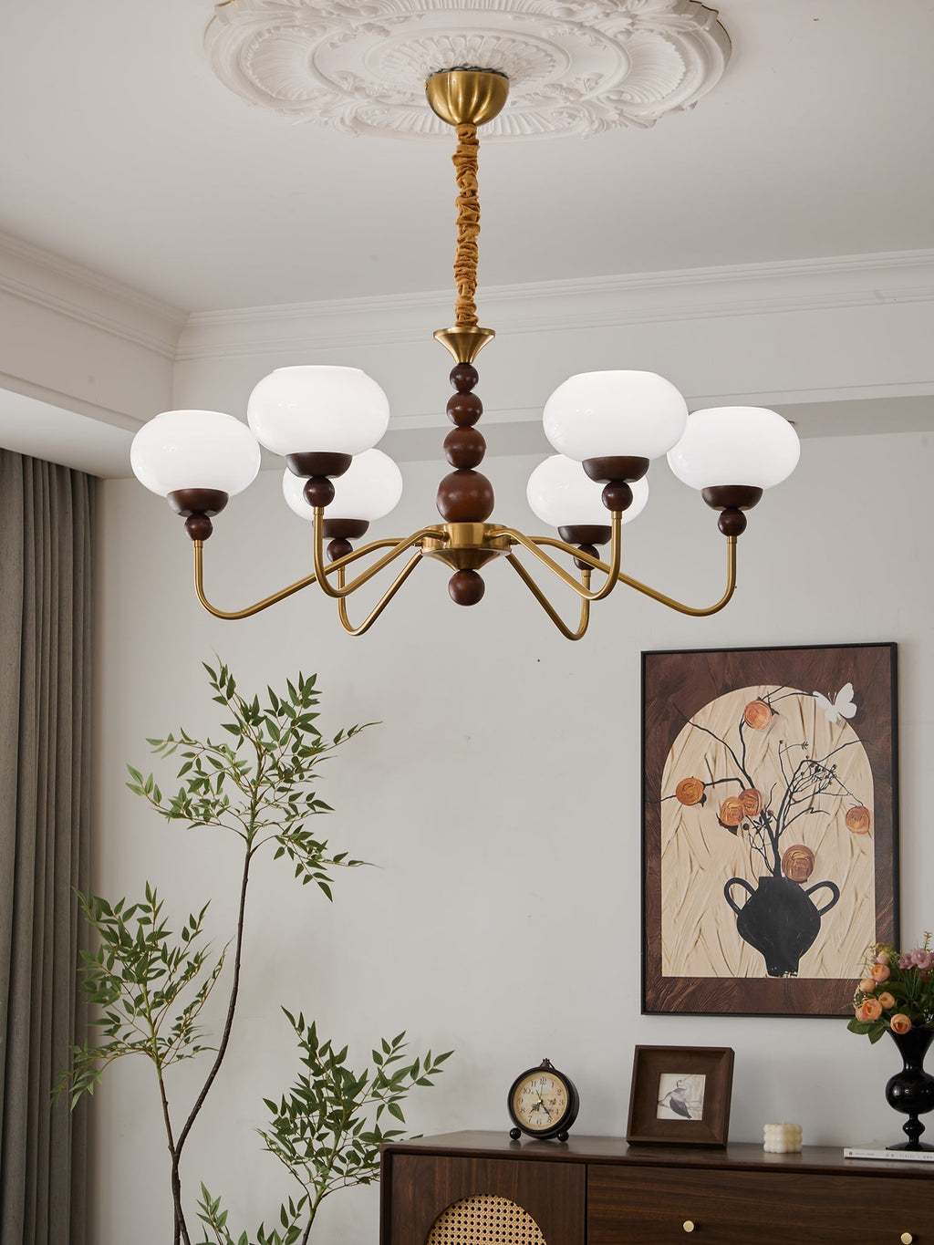 Verdeneth Glass Chandelier-Moonnatur