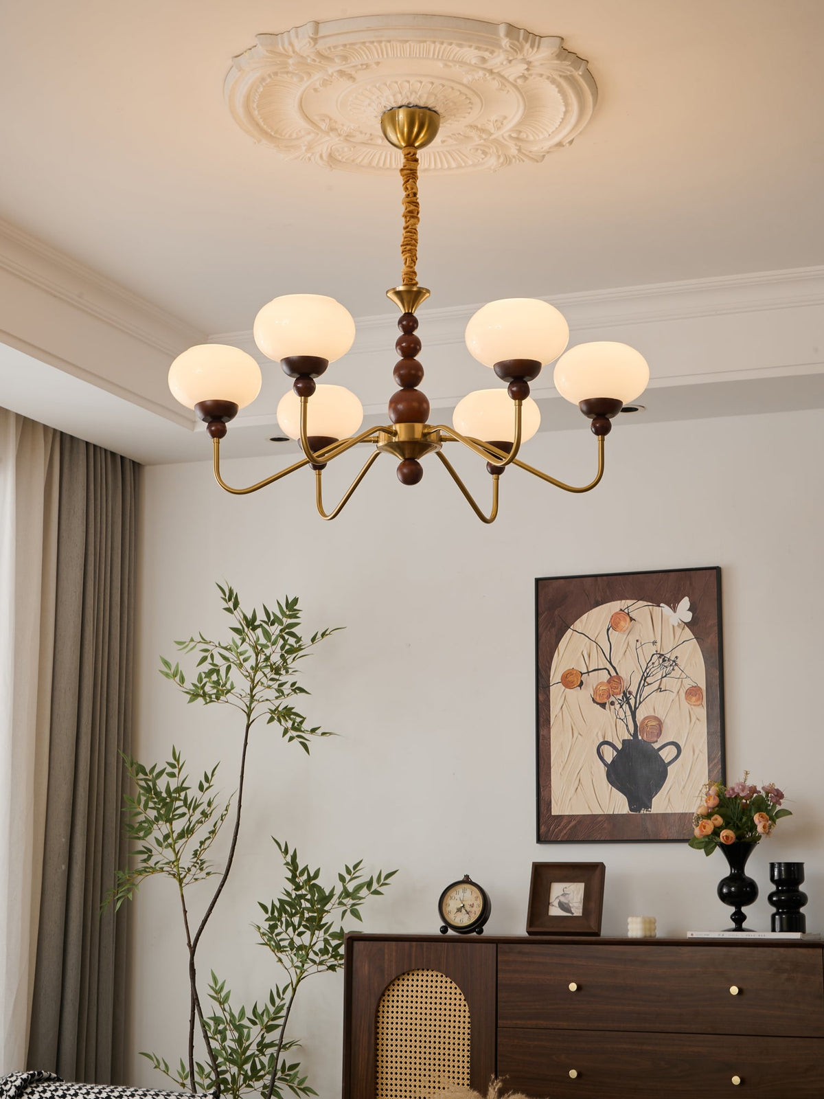 Verdeneth Glass Chandelier-Moonnatur