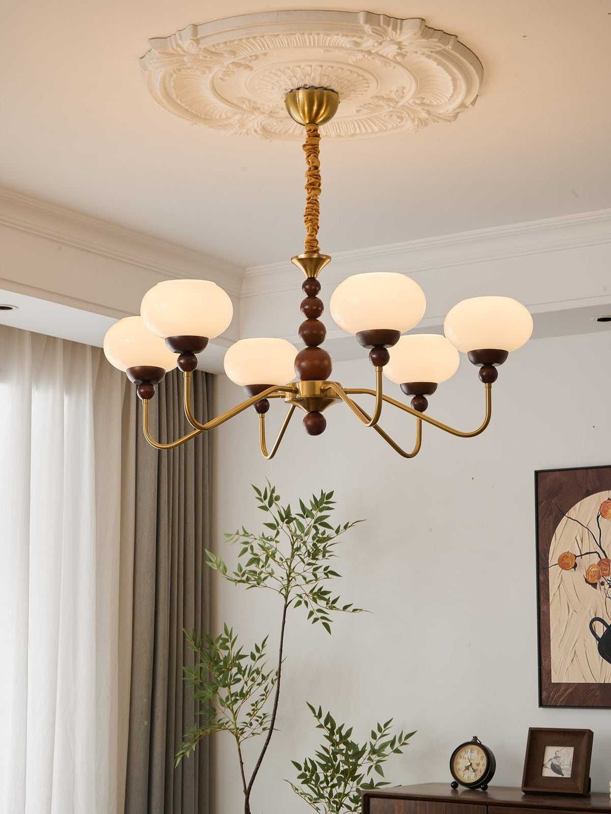 Verdeneth Glass Chandelier-Moonnatur