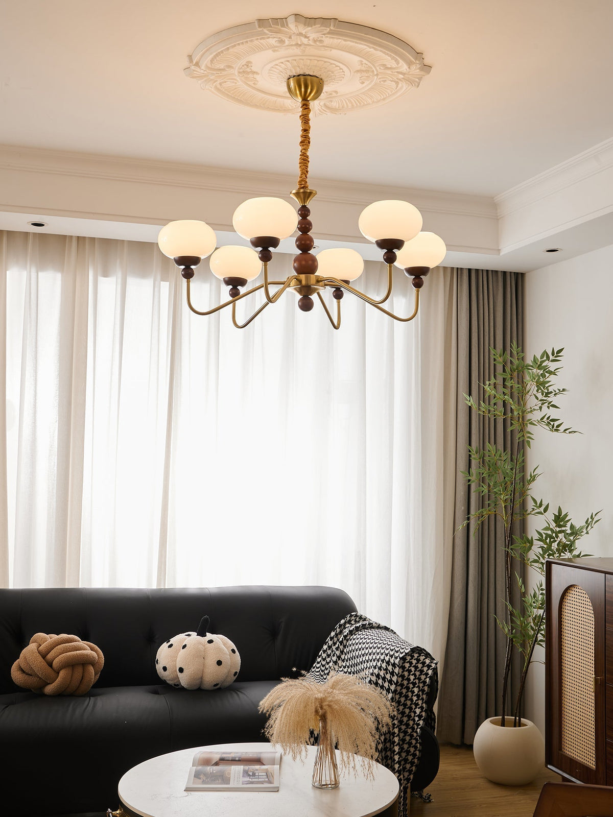 Verdeneth Glass Chandelier-Moonnatur