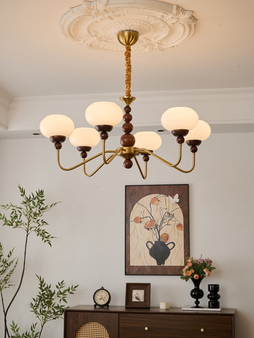 Verdeneth Glass Chandelier-Moonnatur