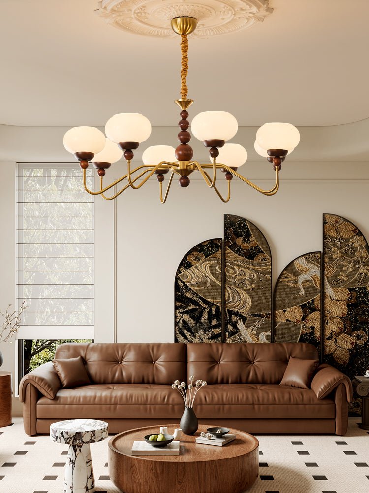 Verdeneth Glass Chandelier-Moonnatur