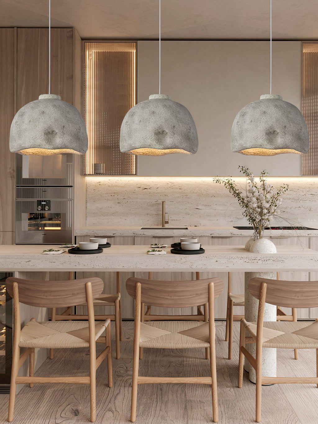 Everia Polyethylene Pendant Light-Moonnatur