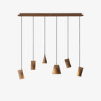 Lyrenelle Wood Pendant Light-Moonnatur