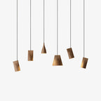 Lyrenelle Wood Pendant Light-Moonnatur