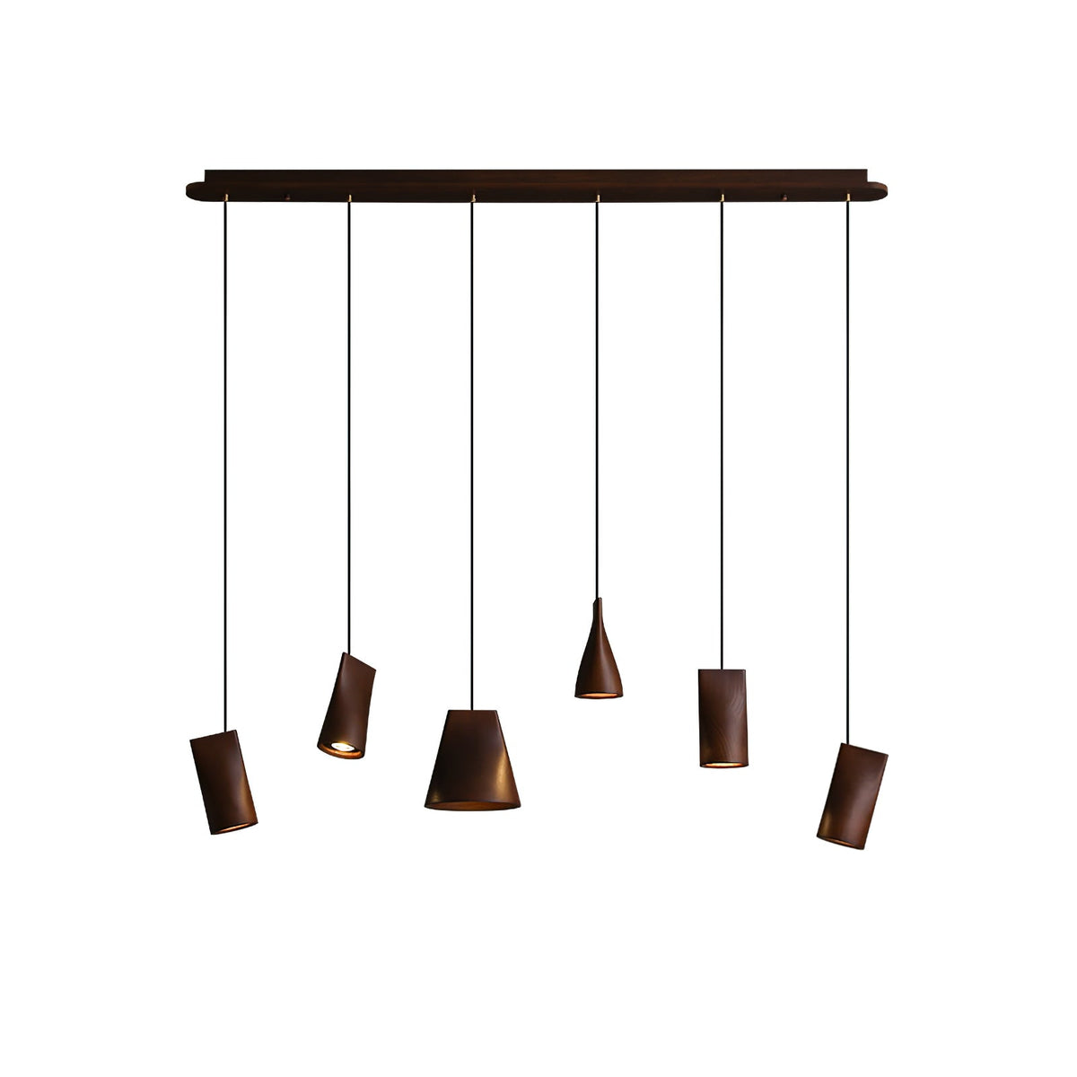 Lyrenelle Wood Pendant Light-Moonnatur