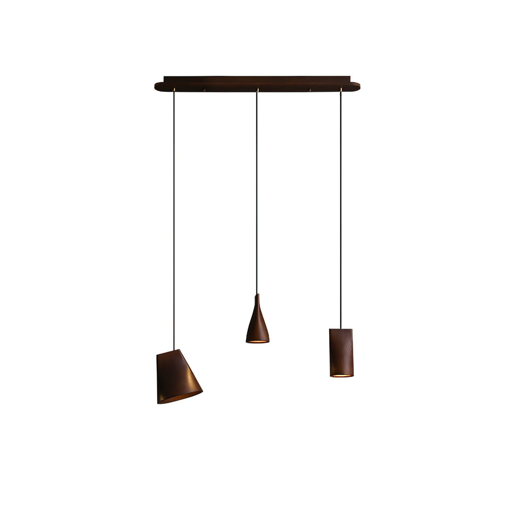 Lyrenelle Wood Pendant Light-Moonnatur