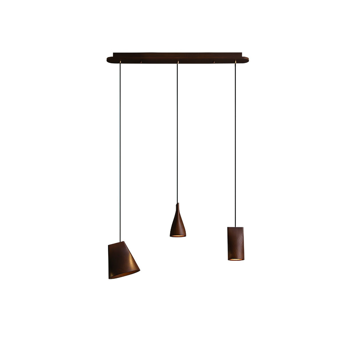 Lyrenelle Wood Pendant Light-Moonnatur