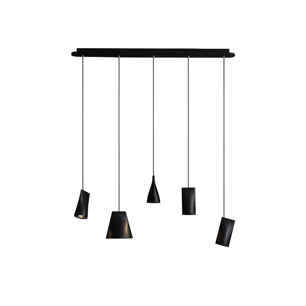 Lyrenelle Wood Pendant Light-Moonnatur