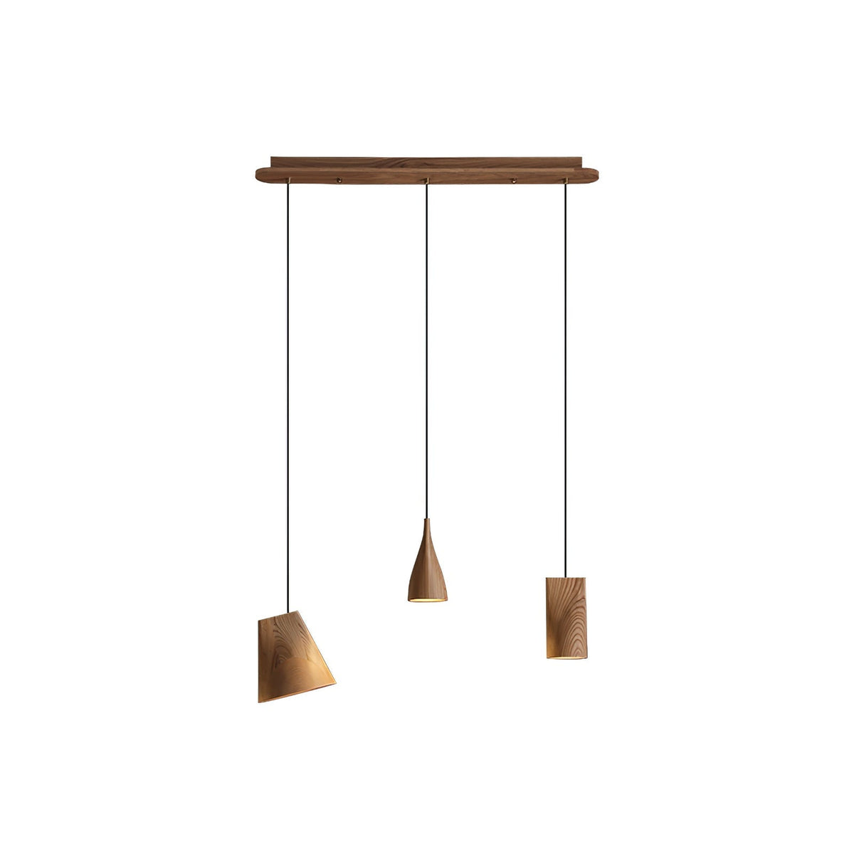 Lyrenelle Wood Pendant Light-Moonnatur