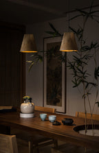 Lyrenelle Wood Pendant Light-Moonnatur