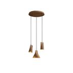 Lyrenelle Wood Pendant Light-Moonnatur