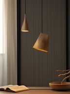 Lyrenelle Wood Pendant Light-Moonnatur