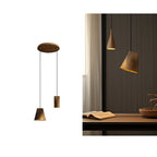 Lyrenelle Wood Pendant Light-Moonnatur