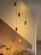 Lyrenelle Wood Pendant Light-Moonnatur