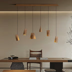 Lyrenelle Wood Pendant Light-Moonnatur