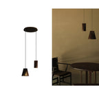 Lyrenelle Wood Pendant Light-Moonnatur