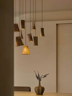 Lyrenelle Wood Pendant Light-Moonnatur