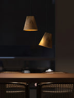 Lyrenelle Wood Pendant Light-Moonnatur
