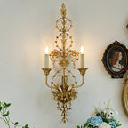 Lathenhill Brass Wall Light-Moonnatur