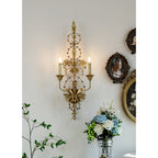 Lathenhill Brass Wall Light-Moonnatur