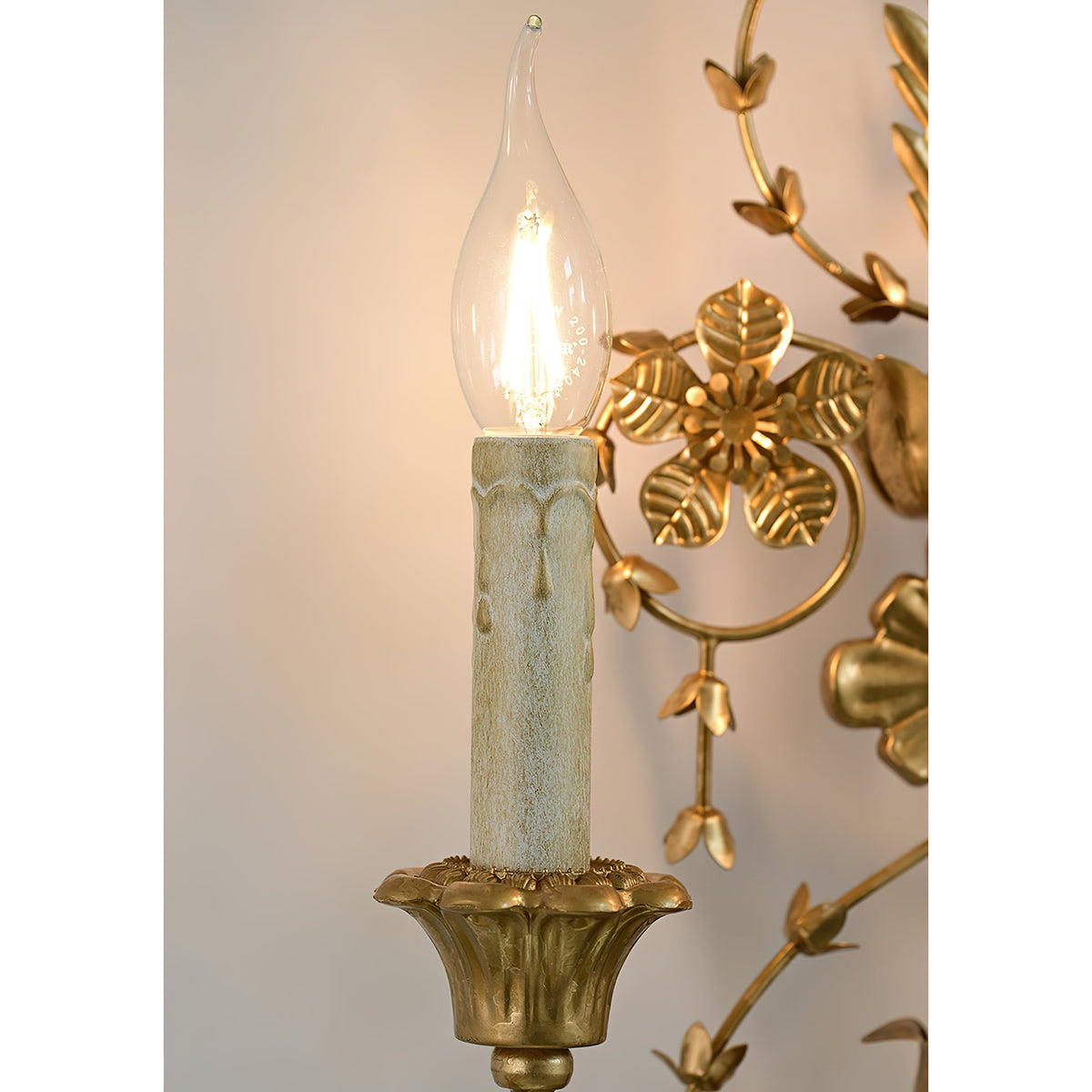 Lathenhill Brass Wall Light-Moonnatur