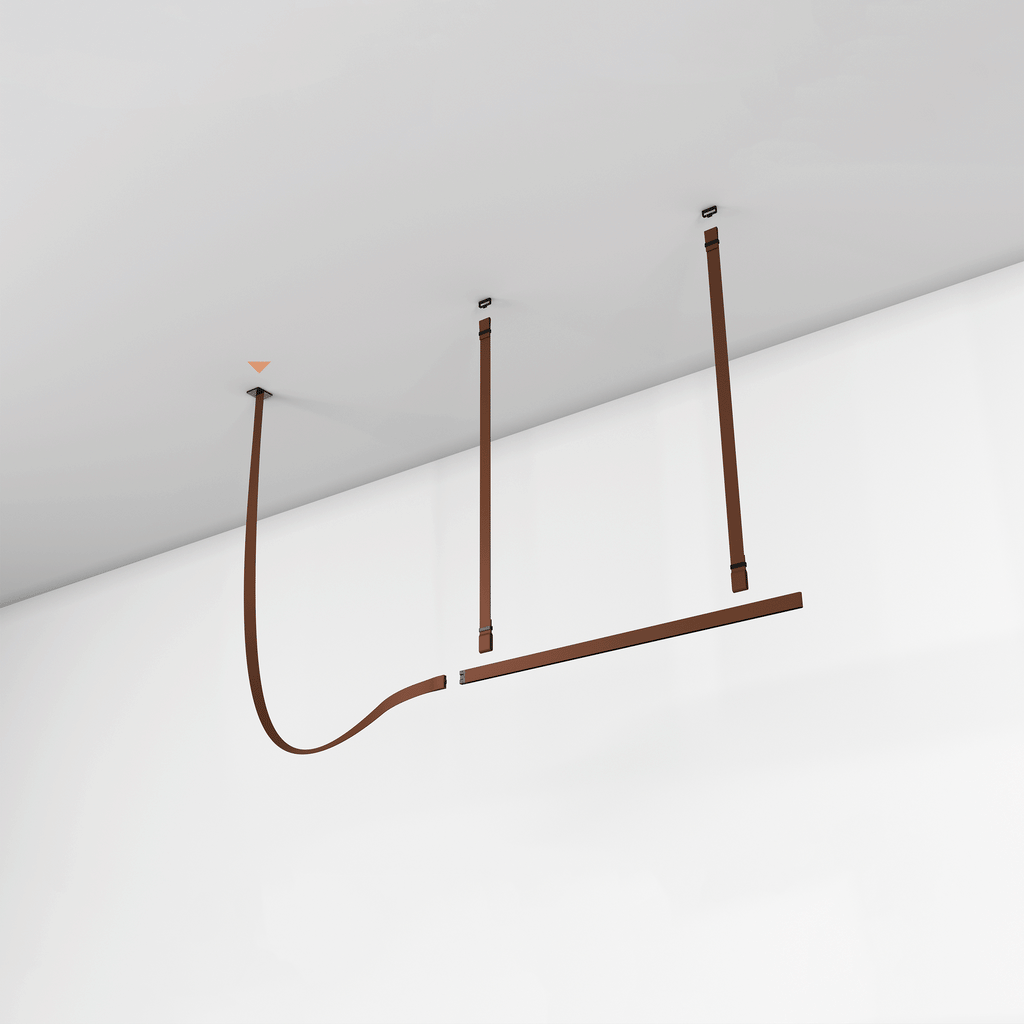 Helreniel Leather Pendant Light-Moonnatur