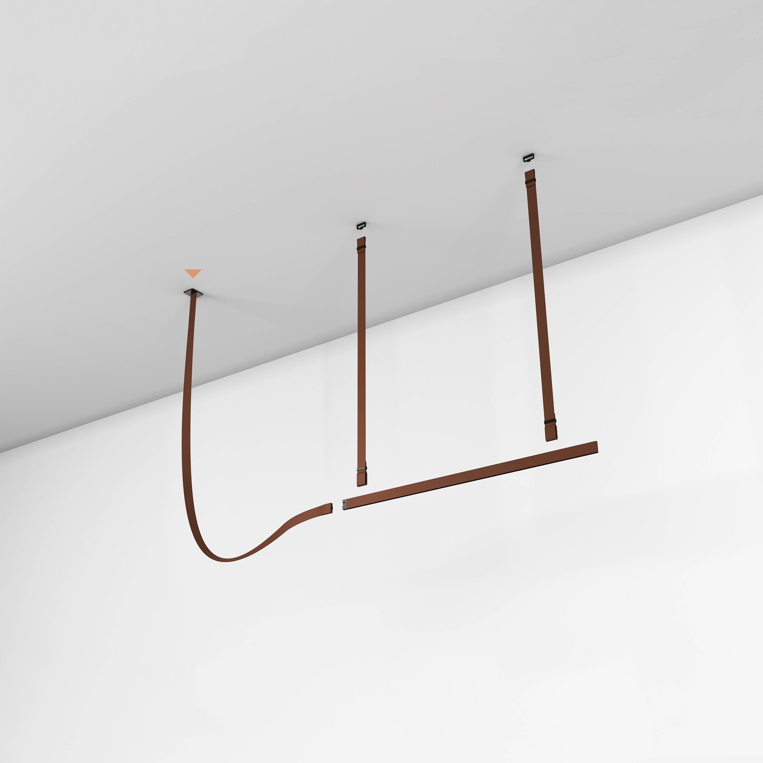 Helreniel Leather Pendant Light-Moonnatur