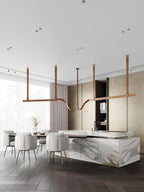 Helreniel Leather Pendant Light-Moonnatur