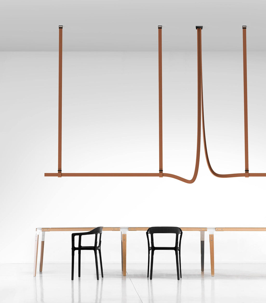 Helreniel Leather Pendant Light-Moonnatur