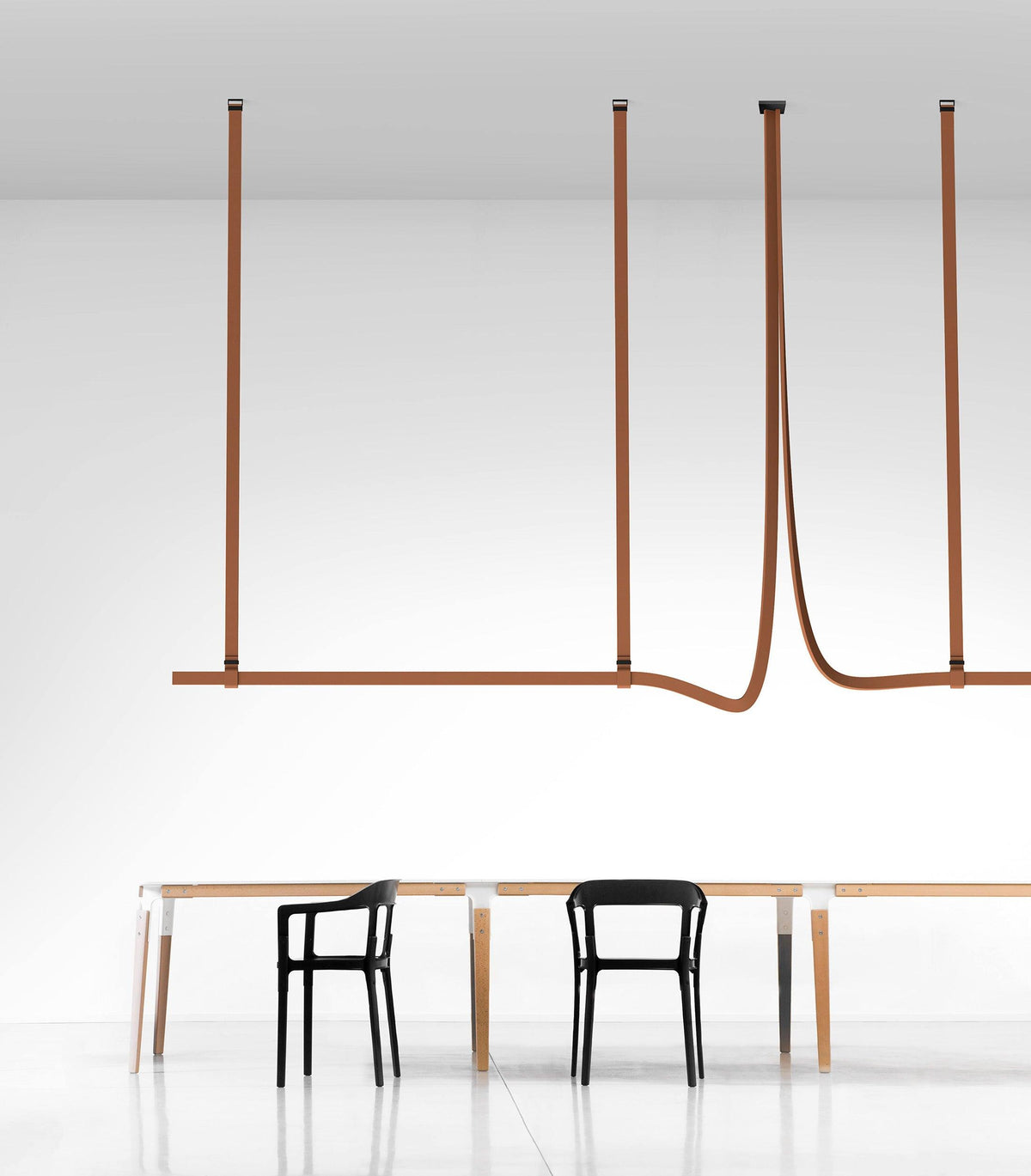 Helreniel Leather Pendant Light-Moonnatur