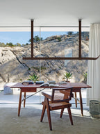 Helreniel Leather Pendant Light-Moonnatur