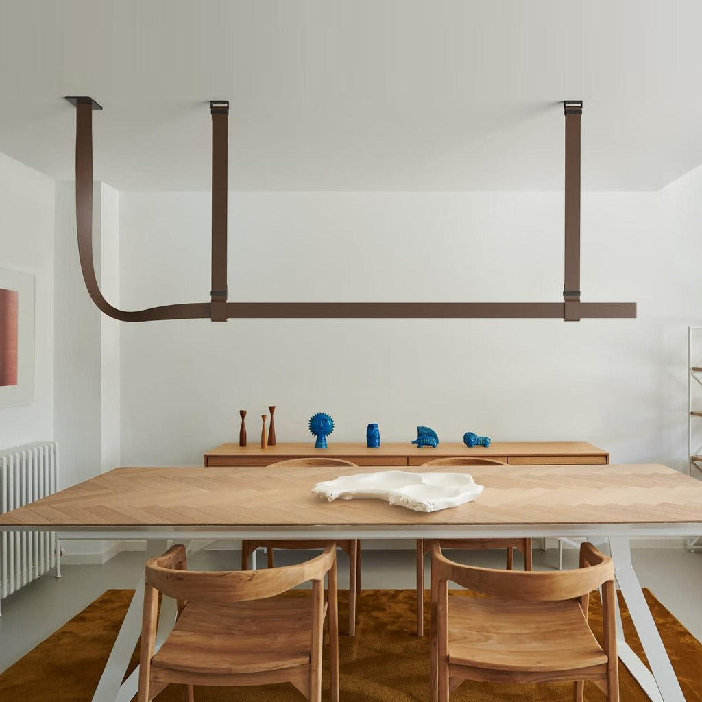 Helreniel Leather Pendant Light-Moonnatur
