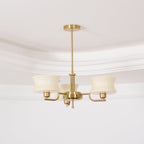 Zeluna Glass Chandelier-Moonnatur