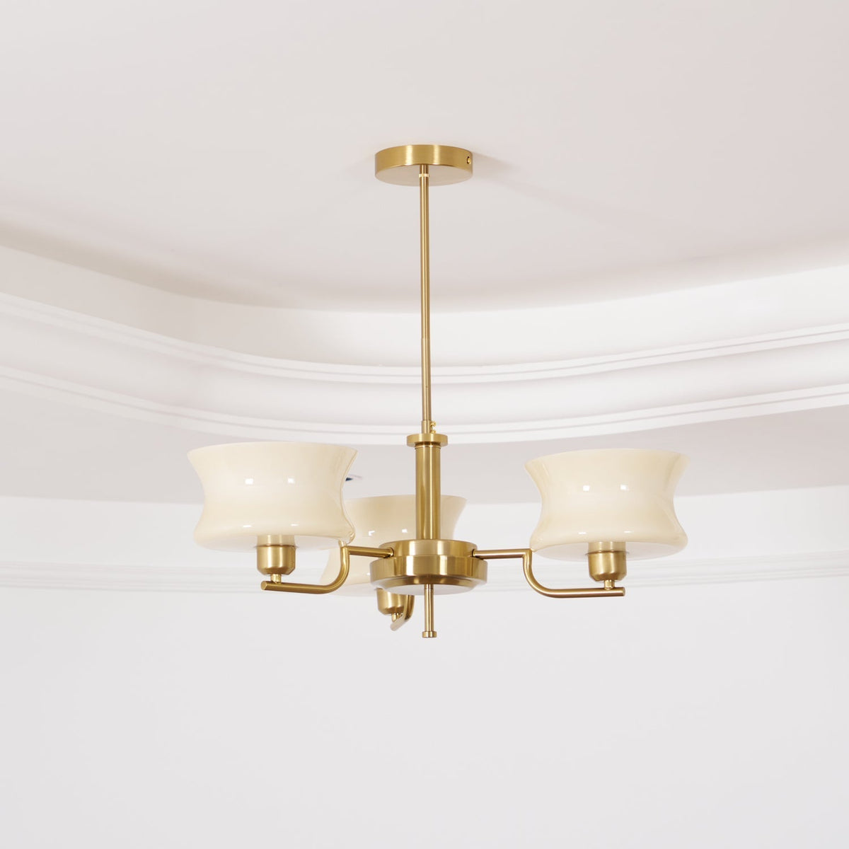 Zeluna Glass Chandelier-Moonnatur