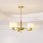 Zeluna Glass Chandelier-Moonnatur