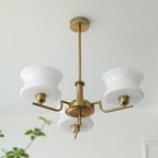 Zeluna Glass Chandelier-Moonnatur