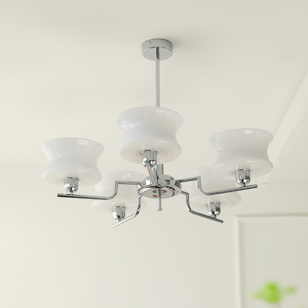 Zeluna Glass Chandelier-Moonnatur