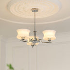 Zeluna Glass Chandelier-Moonnatur