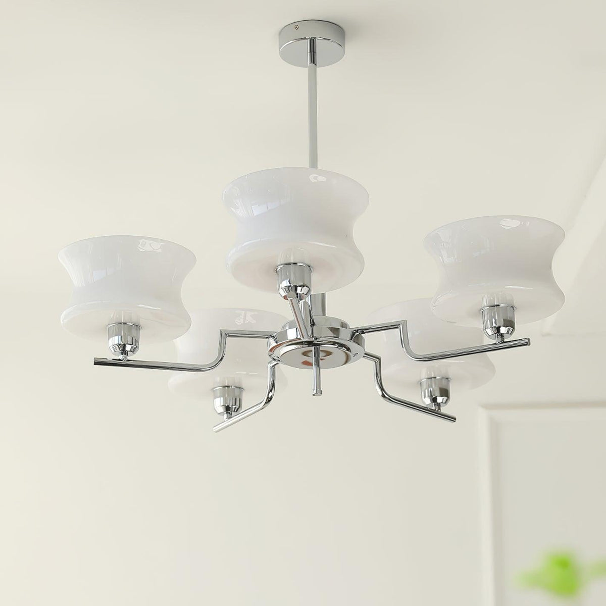 Zeluna Glass Chandelier-Moonnatur