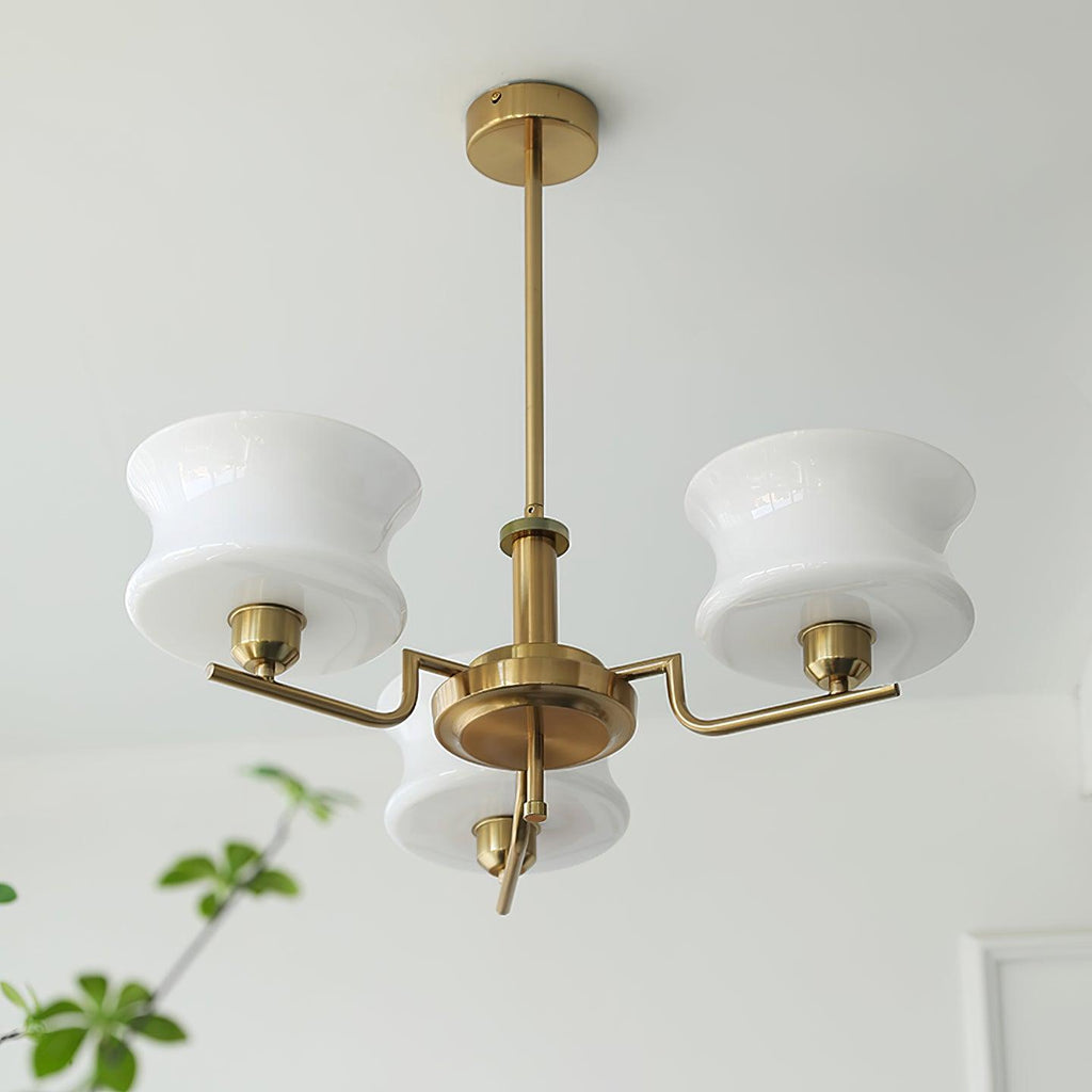Zeluna Glass Chandelier-Moonnatur