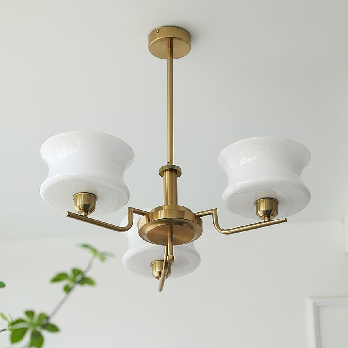 Zeluna Glass Chandelier-Moonnatur