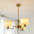 Zeluna Glass Chandelier-Moonnatur