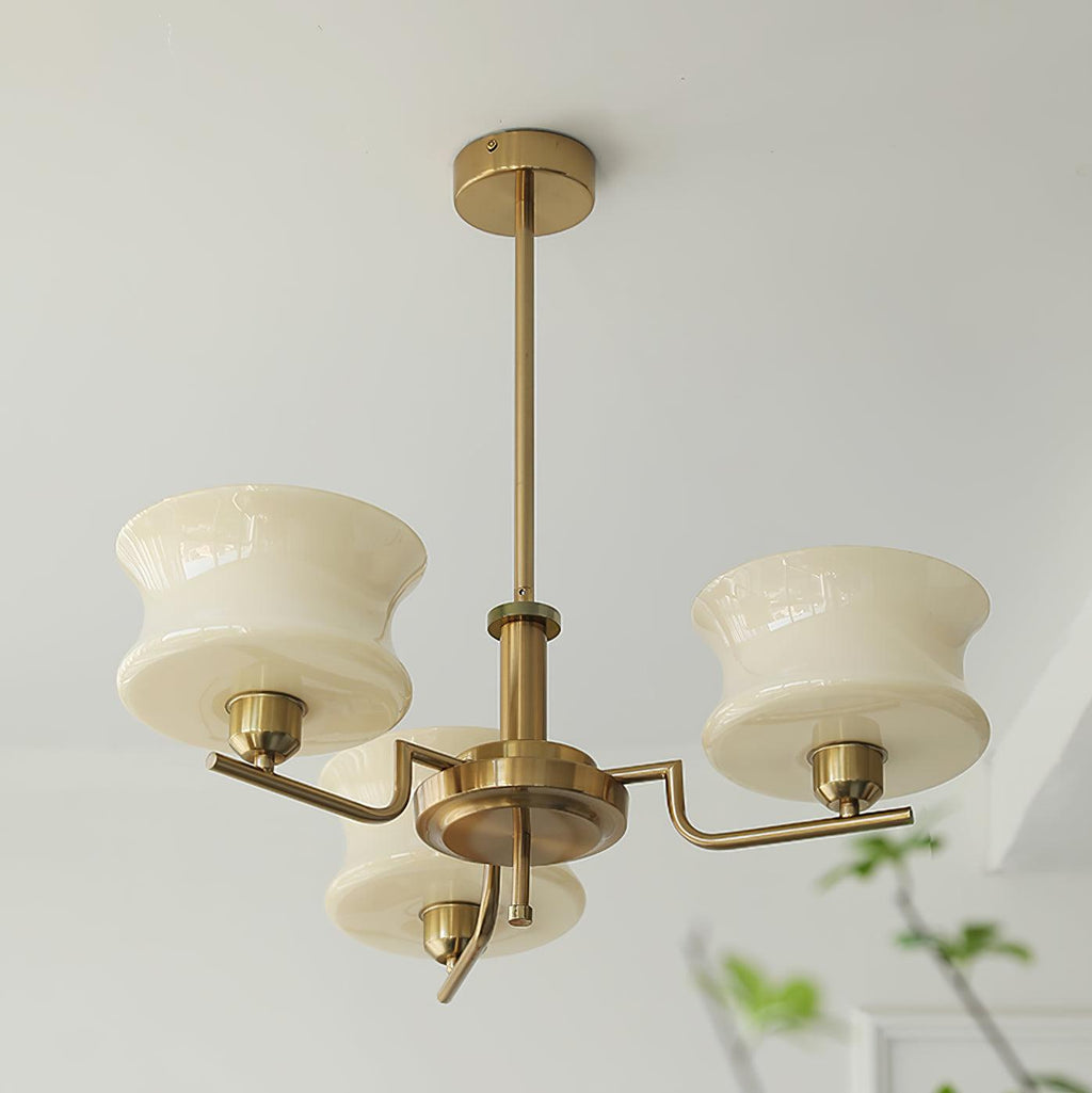 Zeluna Glass Chandelier-Moonnatur