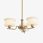 Zeluna Glass Chandelier-Moonnatur