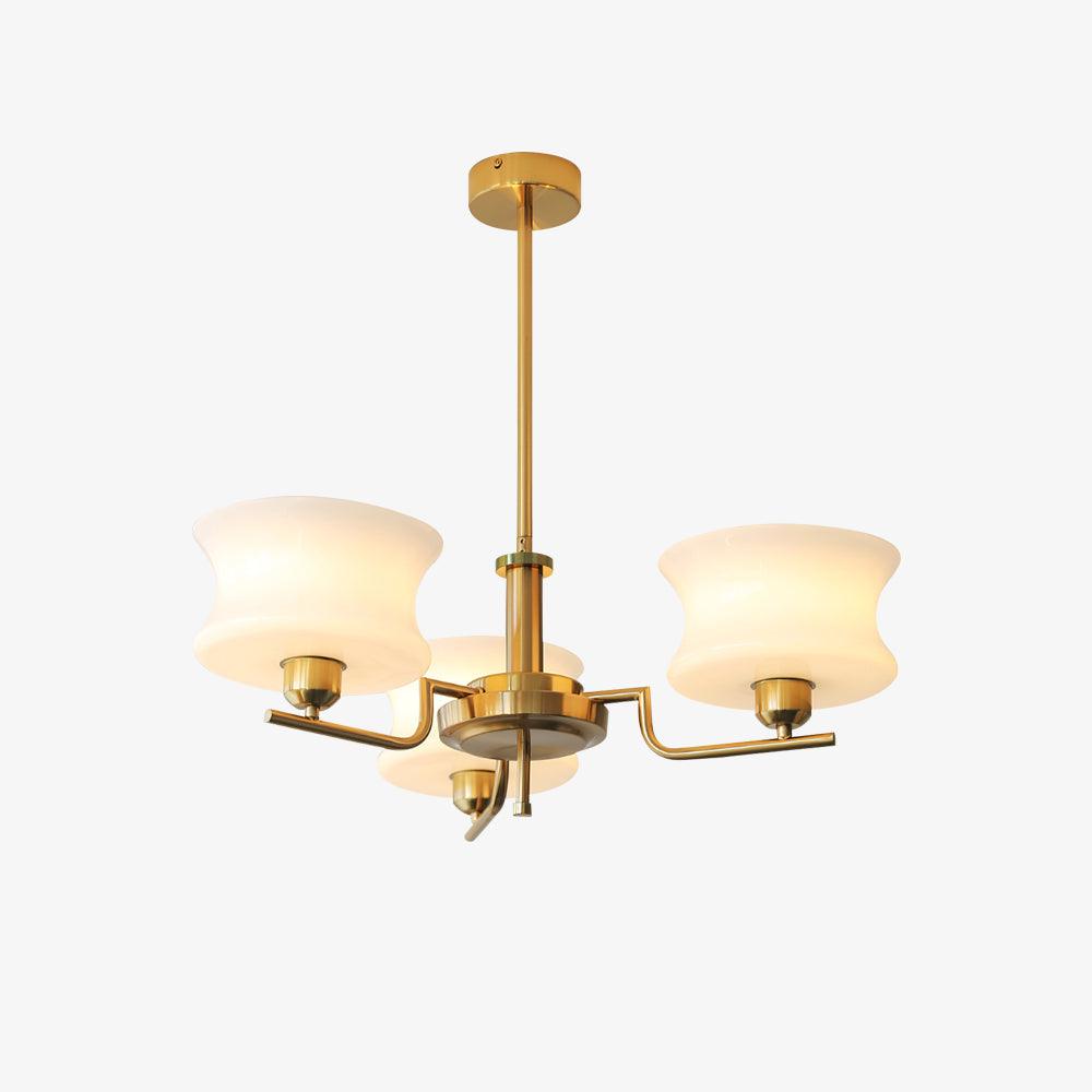 Zeluna Glass Chandelier-Moonnatur