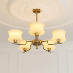 Zeluna Glass Chandelier-Moonnatur