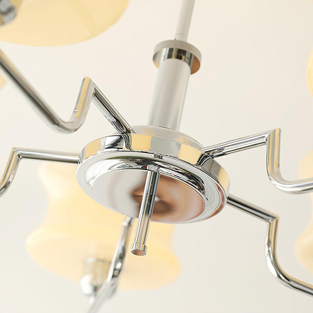 Zeluna Glass Chandelier-Moonnatur