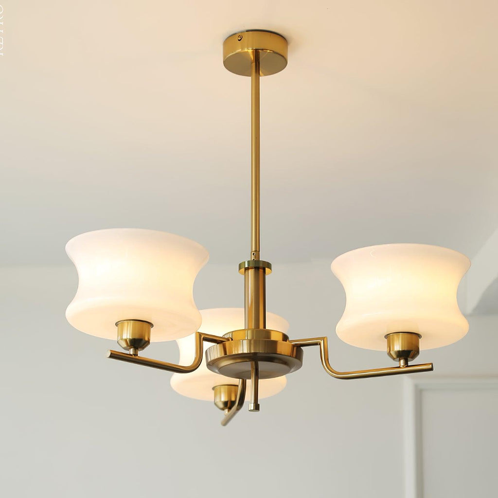 Zeluna Glass Chandelier-Moonnatur